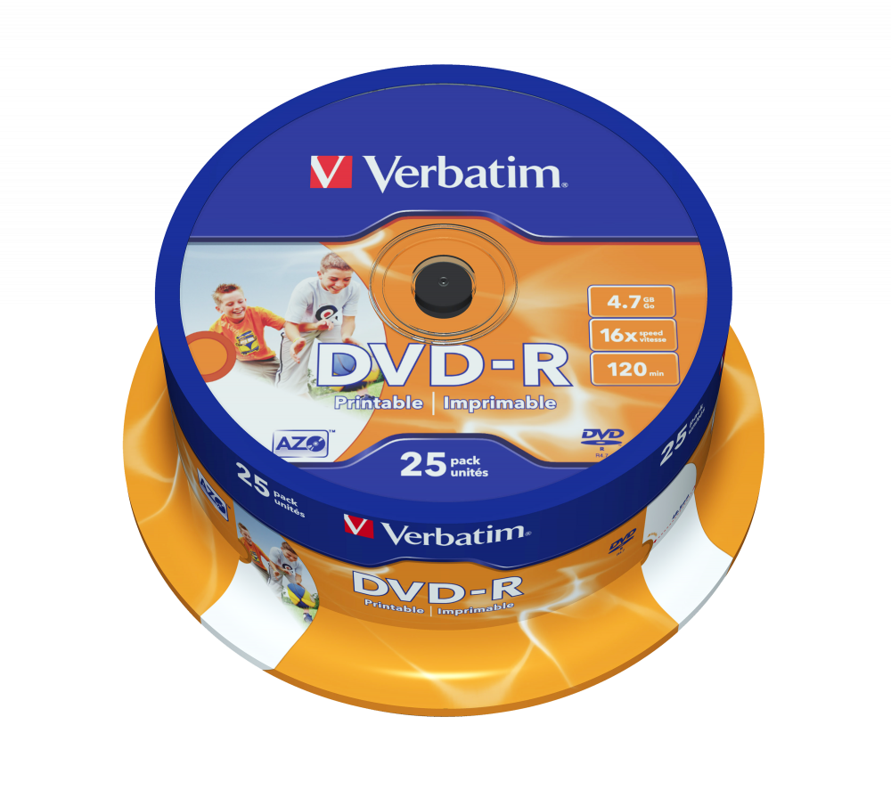 DVD-R Wide Inkjet Printable ID Brand