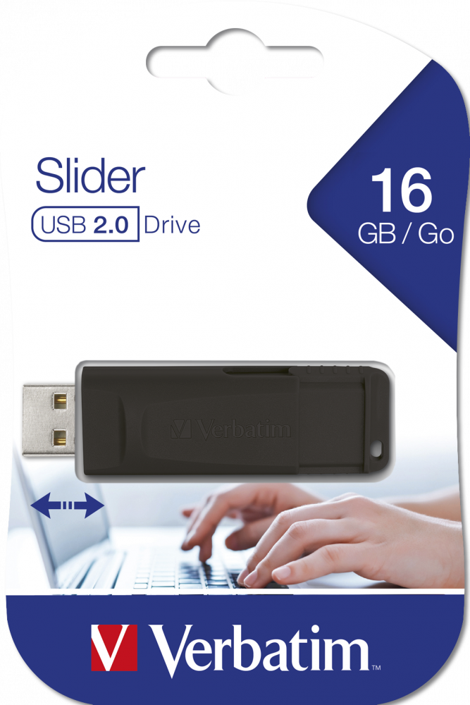 Slider USB Drive 16GB