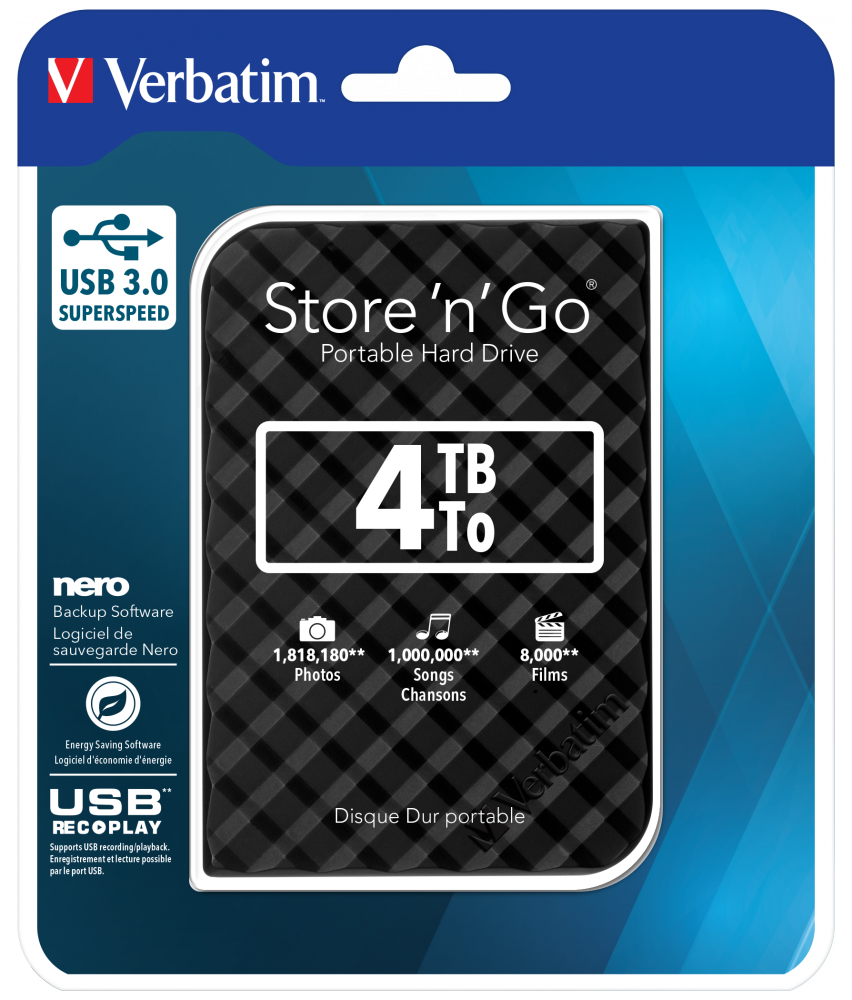 Store 'n' Go USB 3.0 Przenośny dysk twardy 4 TB - czarny
