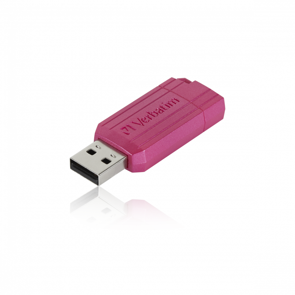 Napęd PinStripe USB Drive 128GB Gorący różowy