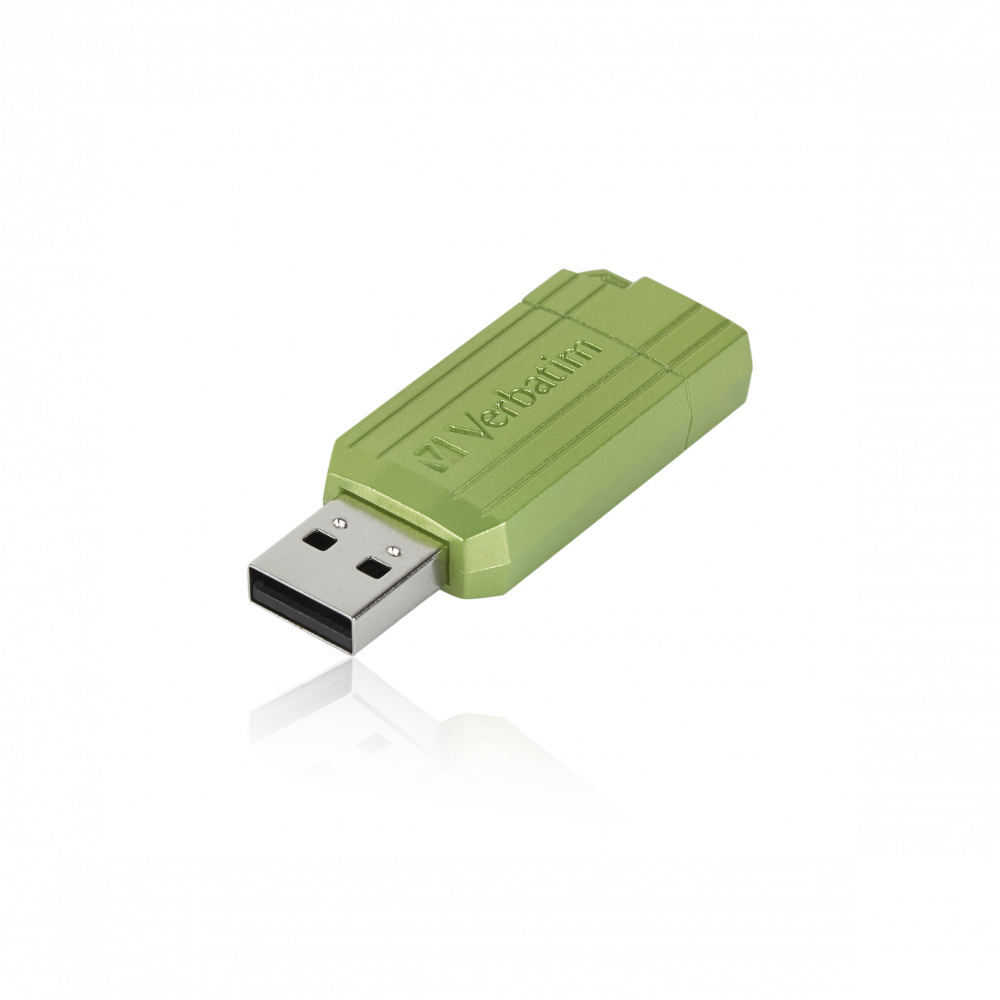 Napęd PinStripe USB Drive 64 GB Eukaliptusowy zielony