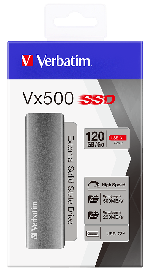 Dysk zewnętrzny SSD Vx500 120 GB USB 3.2 Gen 2