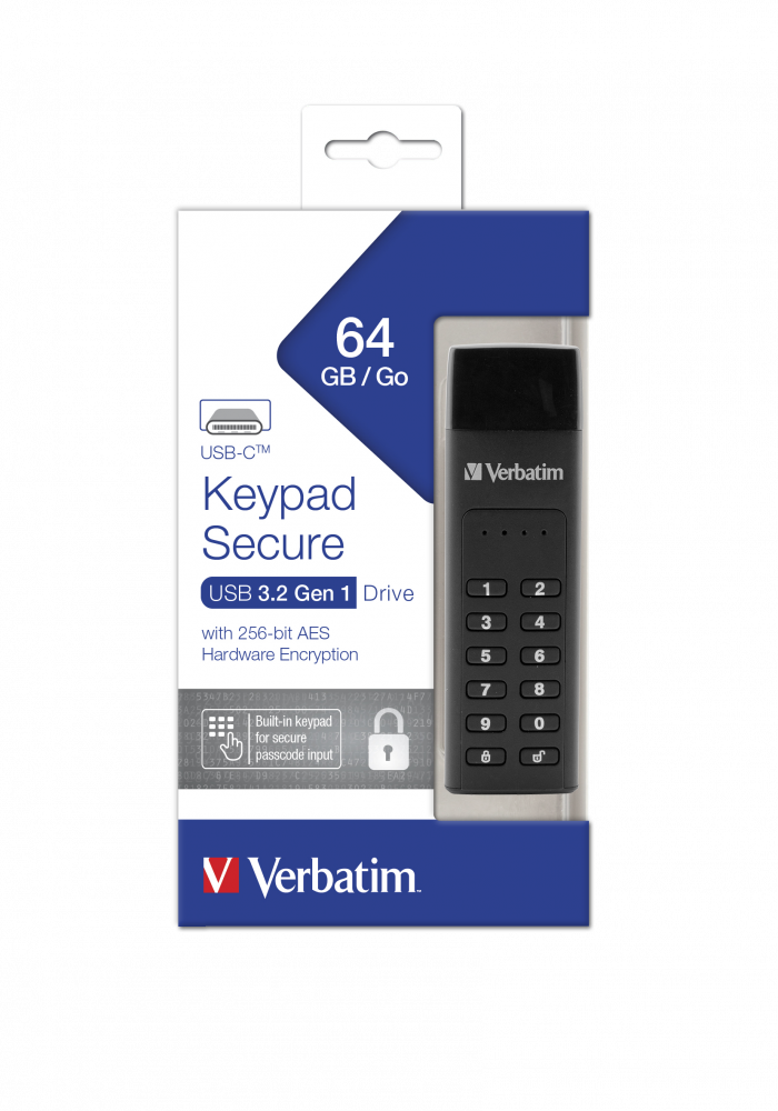 Keypad Secure Dysk 64 GB ze złączem USB-C
