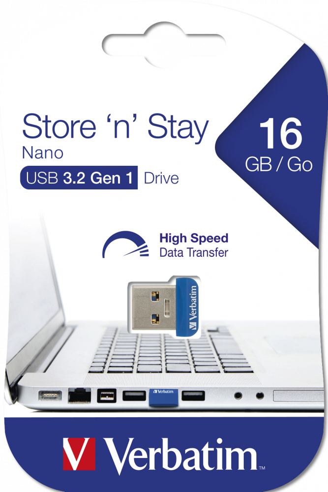 Store 'n' Stay NANO USB Drive USB 3.2 Gen 1 - 16GB*