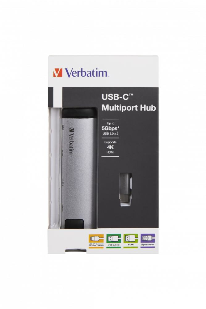 Koncentrator wieloportowy USB-C™ USB 3.0 | HDMI | Gigabit Ethernet