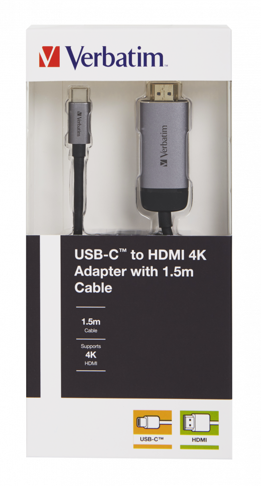 Adapter USB-C™ do HDMI 4K z przewodem o długości 1,5 m