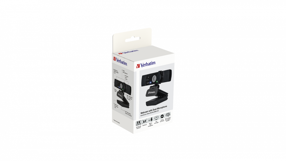 Kamerka internetowa z podwójnym mikrofonem Funkcja autofokus i jakość Full HD 1080 p
